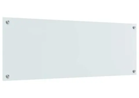 Contrablat bucătărie alb 110x40x0.6 cm sticlă securizată - 2/5