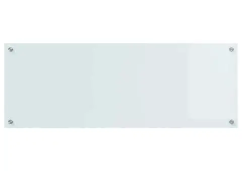 Contrablat bucătărie alb 110x40x0.6 cm sticlă securizată - 5/5