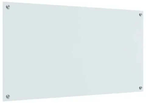 Contrablat bucătărie alb 110x60x0.6 cm sticlă securizată - 2/5