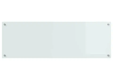 Contrablat bucătărie alb 120x40x0.6 cm sticlă securizată - 5/5