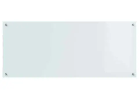 Contrablat bucătărie alb 120x50x0.6 cm sticlă securizată - 5/5