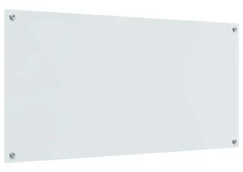 Contrablat bucătărie alb 120x60x0.6 cm sticlă securizată - 2/5