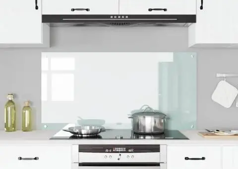 Contrablat bucătărie alb 120x60x0.6 cm sticlă securizată - 3/5