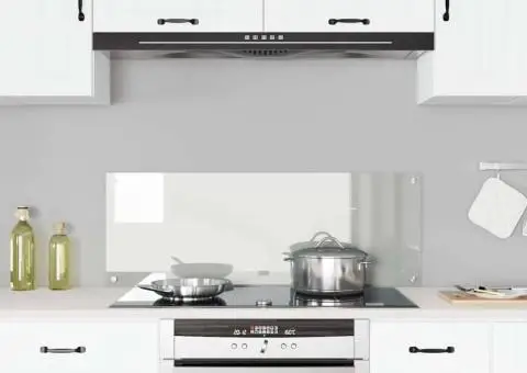 Contrablat bucătărie transparent 110x40x0.6cm sticlă securizată - 3/5