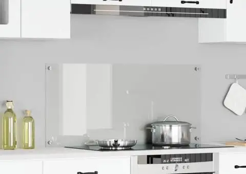 Contrablat bucătărie transparent 110x50x0.6cm sticlă securizată - 1/5