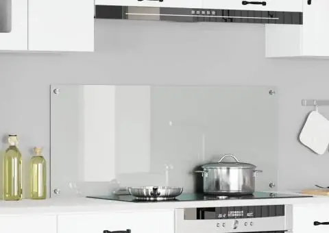 Contrablat bucătărie transparent 120x50x0.6cm sticlă securizată - 1/5