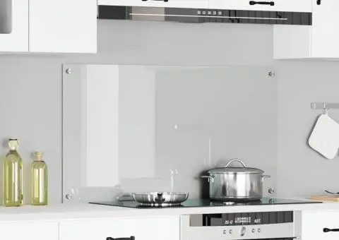 Contrablat bucătărie transparent 120x60x0.6cm sticlă securizată - 1/5