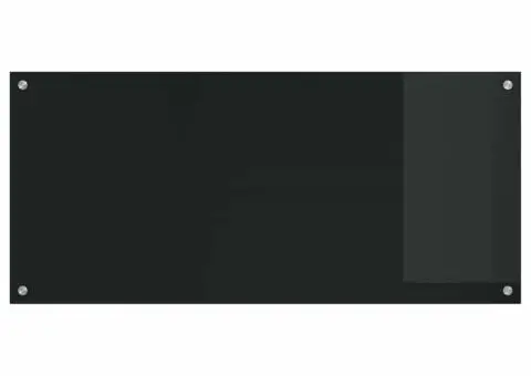 Contrablat bucătărie negru 110x50x0.6 cm sticlă securizată - 5/5