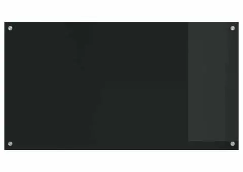 Contrablat bucătărie negru 110x60x0.6 cm sticlă securizată - 5/5