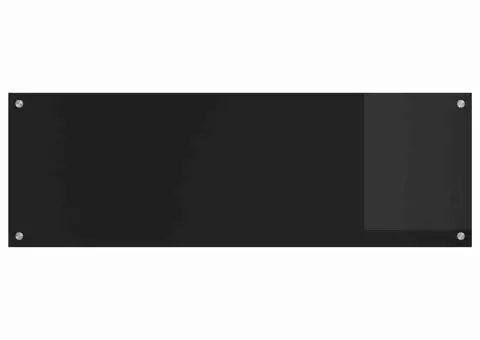 Contrablat bucătărie negru 120x40x0.6 cm sticlă securizată - 5/5