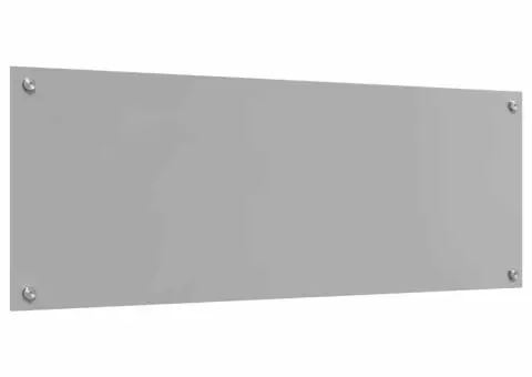 Contrablat bucătărie gri deschis 110x40x0.6cm sticlă securizată - 2/5