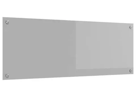 Contrablat bucătărie gri deschis 110x40x0.6cm sticlă securizată - 4/5