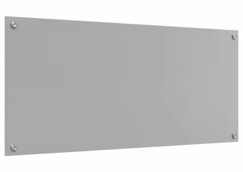 Contrablat bucătărie gri deschis 110x50x0.6cm sticlă securizată - 2/5