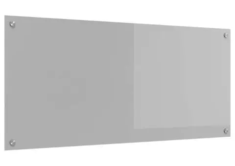 Contrablat bucătărie gri deschis 110x50x0.6cm sticlă securizată - 4/5