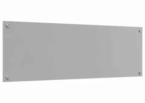 Contrablat bucătărie gri deschis 120x40x0.6cm sticlă securizată - 2/5