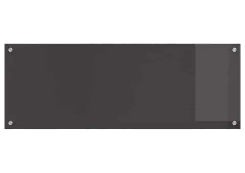 Contrablat bucătărie gri închis 110x40x0.6 cm sticlă securizată - 5/5