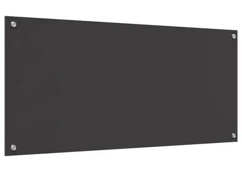 Contrablat bucătărie gri închis 110x50x0.6 cm sticlă securizată - 2/5