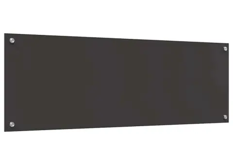 Contrablat bucătărie gri închis 120x40x0.6 cm sticlă securizată - 2/5
