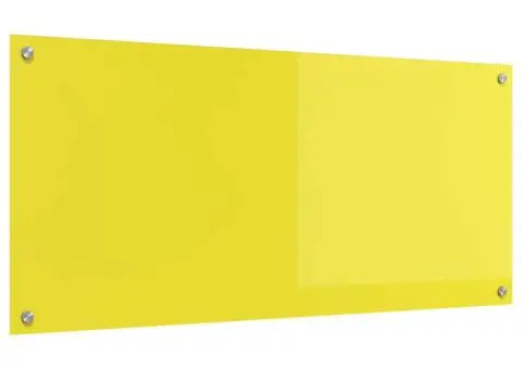 Contrablat bucătărie galben 110x50x0.6 cm sticlă securizată - 4/5