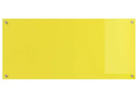 Contrablat bucătărie galben 110x50x0.6 cm sticlă securizată - 5/5