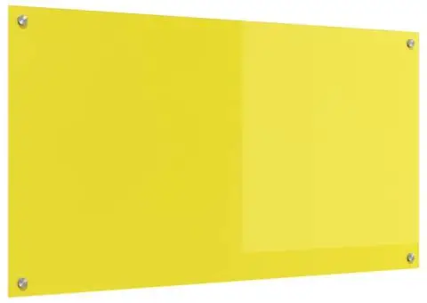 Contrablat bucătărie galben 110x60x0.6 cm sticlă securizată - 4/5