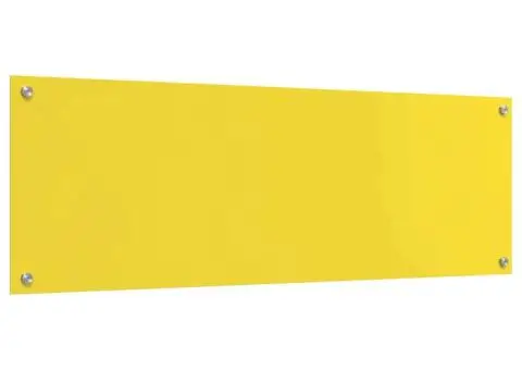 Contrablat bucătărie galben 120x40x0.6 cm sticlă securizată - 2/5