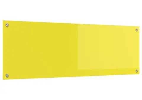 Contrablat bucătărie galben 120x40x0.6 cm sticlă securizată - 4/5