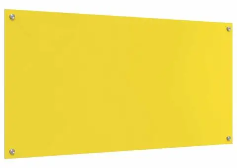 Contrablat bucătărie galben 120x60x0.6 cm sticlă securizată - 2/5