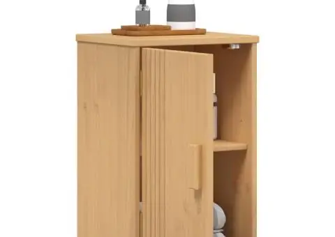 Dulap de baie, 35x30x55 cm, lemn masiv de pin - 3/5