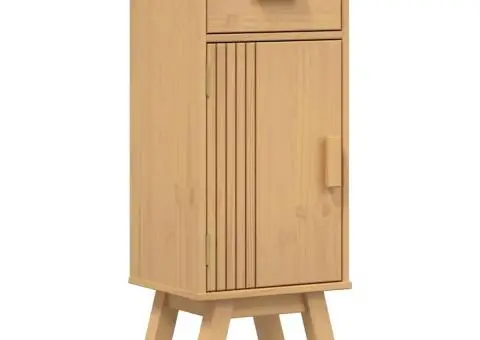 Dulap de baie, 35x30x90 cm, lemn masiv de pin - 2/5