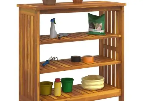 Dulap de grădină Maro 75 x 35 x 70cm Lemn masiv de acacia - 3/5