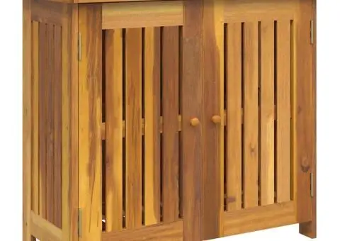 Dulap de grădină Maro 78 x 36.5 x 78cm Lemn masiv de acacia - 2/5