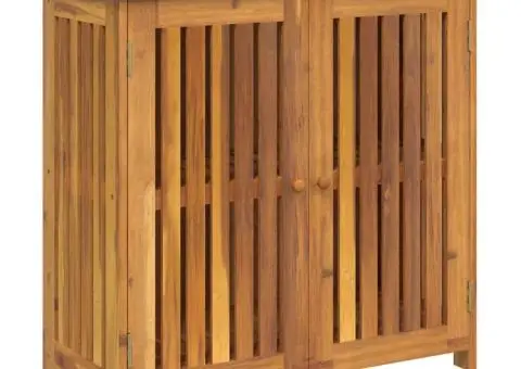 Dulap de grădină Maro 78 x 36.5 x 78cm Lemn masiv de acacia - 2/5