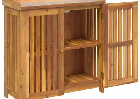 Dulap de grădină Maro 78 x 36.5 x 78cm Lemn masiv de acacia - 5/5