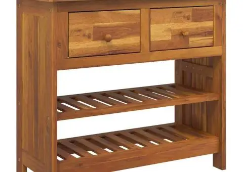 Dulap de grădină Maro 78 x 36.5 x 78cm Lemn masiv de acacia - 2/5