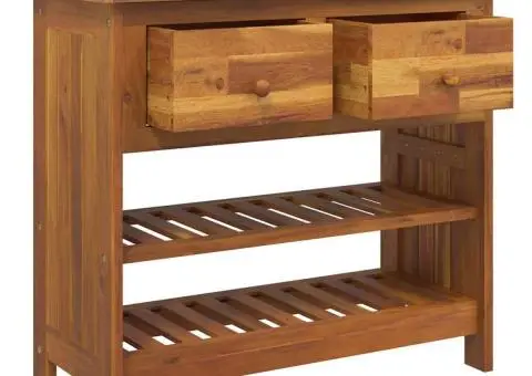 Dulap de grădină Maro 78 x 36.5 x 78cm Lemn masiv de acacia - 5/5