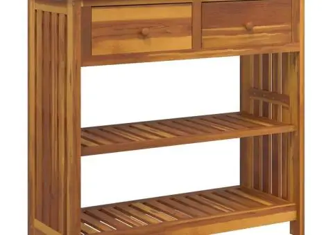 Dulap de grădină Maro 78 x 36.5 x 78cm Lemn masiv de acacia - 2/5