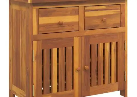 Dulap de grădină Maro 78 x 36.5 x 78 cm Lemn masiv de acacia - 2/5