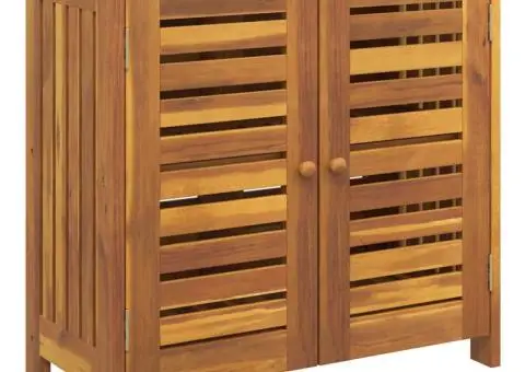 Dulap de grădină Maro 78 x 36.5 x 78cm Lemn masiv de acacia - 2/5