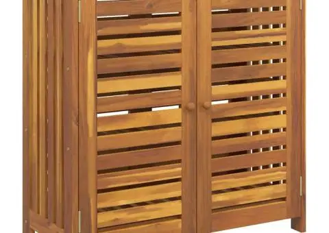 Dulap de grădină Maro 78 x 36.5 x 78cm Lemn masiv de acacia - 2/5