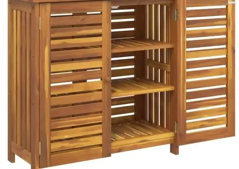 Dulap de grădină Maro 78 x 36.5 x 78cm Lemn masiv de acacia - 5/5