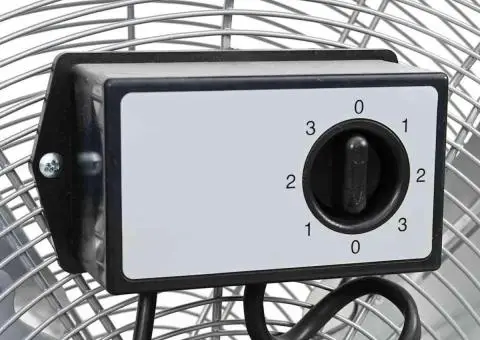 Ventilator de podea cu roți, 3 viteze, argintiu, 77 cm - 5/5