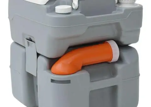 Toaletă Camping corp gri+capac alb - 3/5