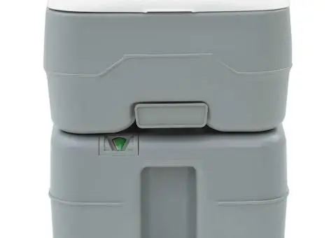 Toaletă Camping corp gri+capac alb - 4/5