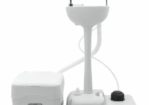 Toaletă de Camping Corp Gri + Capac Alb + Gri Cool NA NA NA - 3/5