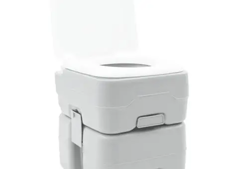 Toaletă de camping Corp gri + capac alb Neaplicabil - 2/5