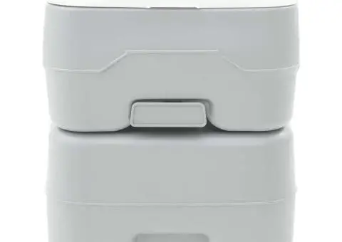 Toaletă de camping Corp gri + capac alb Neaplicabil - 4/5