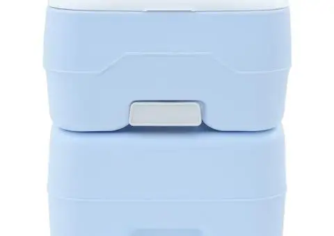Toaletă de camping corp albastru deschis + capac alb NA NA NA - 4/5