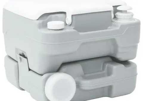 Toaletă de camping portabilă, 10L apă curată & 10L deșeuri - 5/5