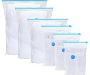 vidaXL Pungi de depozitare pentru vidare, 10 buc., 3 dimensiuni